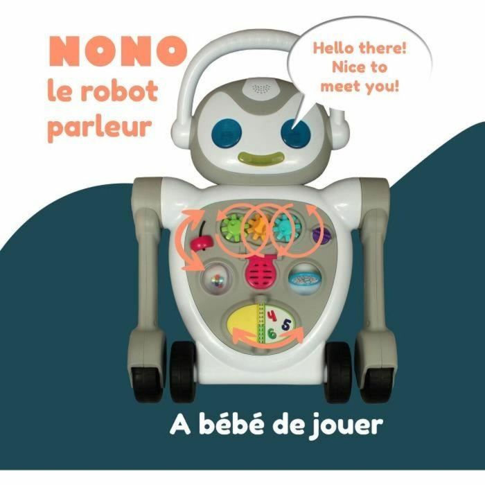 Bambisol Nono el Robot Andador Bebé Parlante Musical Juegos Interactivos Aprende Inglés Plegable 10-36 Meses Blanco 1 Bambisol Nono el Robot Andador Bebé Parlante Musical Juegos Interactivos Aprende Inglés Plegable 10-36 Meses Blanco 1