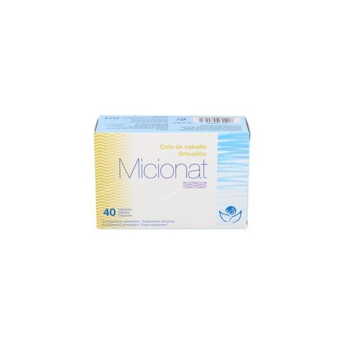 BIOSERUM Micionat 40 Cápsulas con Cola de Caballo, Ortosifón y Maíz para el Drenaje de Líquidos Corporales