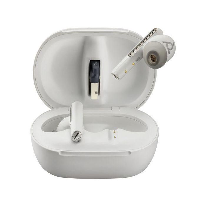 HP Poly Voyager Free 60+ UC White Sand Earbuds +BT700 USB-A Adapter +Touchscreen Charge Case 1 HP Poly Voyager Free 60+ UC White Sand Earbuds +BT700 USB-A Adapter +Touchscreen Charge Case 1