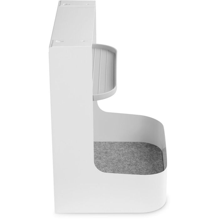 Digitus Bandeja Bajo Escritorio / Compartimento para Bolsas - Plástico y Acero, Blanco, soporta 5 kg 3 Digitus Bandeja Bajo Escritorio / Compartimento para Bolsas - Plástico y Acero, Blanco, soporta 5 kg 3