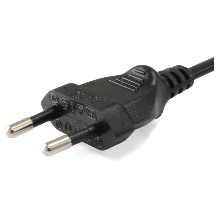 EQUIP Cable de Alimentación IEC 2 pines a C7 3m Macho/Hembra Negro H03VVH2-F 250V 2.5A 112161 1