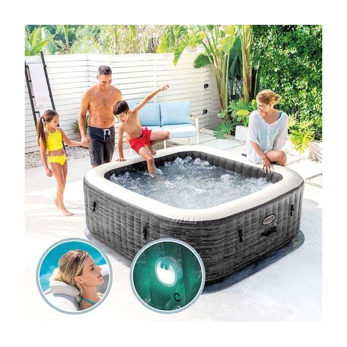 Jacuzzi purespa burbujas greystone deluxe para 4 personas 795 litros 211x211x71 cm 8 Jacuzzi purespa burbujas greystone deluxe para 4 personas 795 litros 211x211x71 cm 8