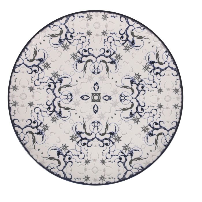 La Mediterranea Vajilla 12 Piezas Tesa Monaco Ivory Brillo - Platos Llano 26 cm, Hondo 21 cm, Postre 20 cm (2 Unidades) 8