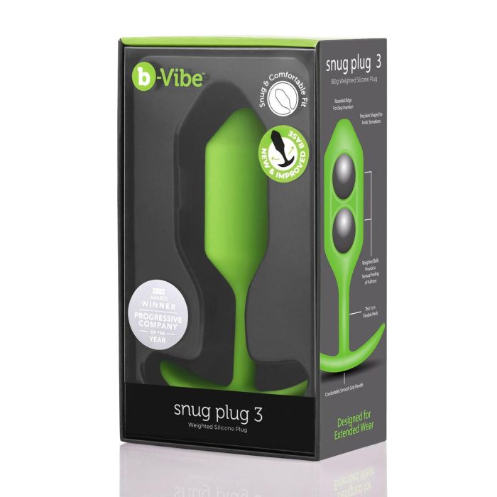 Plug Anal B-Vibe 3 Verde Lima 2