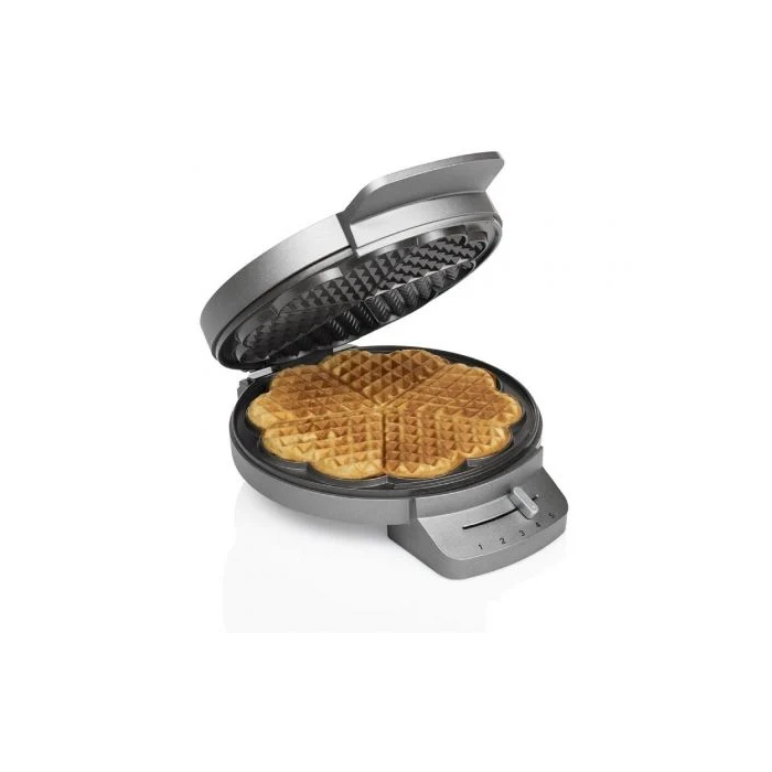 Princess Gofrera 132380 1200W para 5 Gofres Corazón Deluxe 1