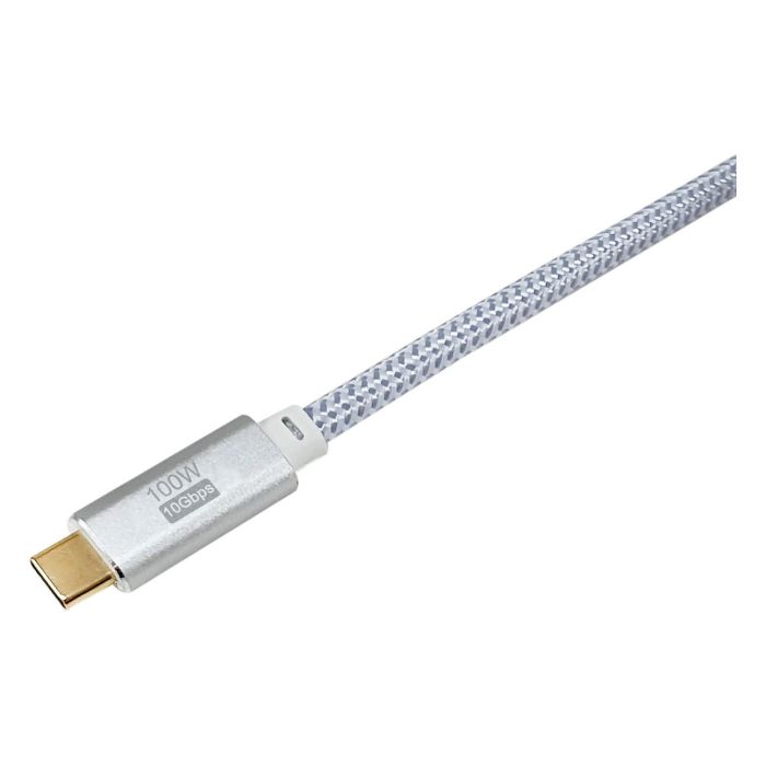EQUIP 128360 Cable USB-C 3.2 Macho a Macho 3.00m PD 100W 4K/60Hz Blanco 3 EQUIP 128360 Cable USB-C 3.2 Macho a Macho 3.00m PD 100W 4K/60Hz Blanco 3