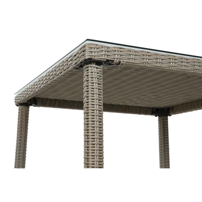 Mesa Terraza Y Jardin DKD Home Decor 90 x 72 x 90 cm Set de 5 4