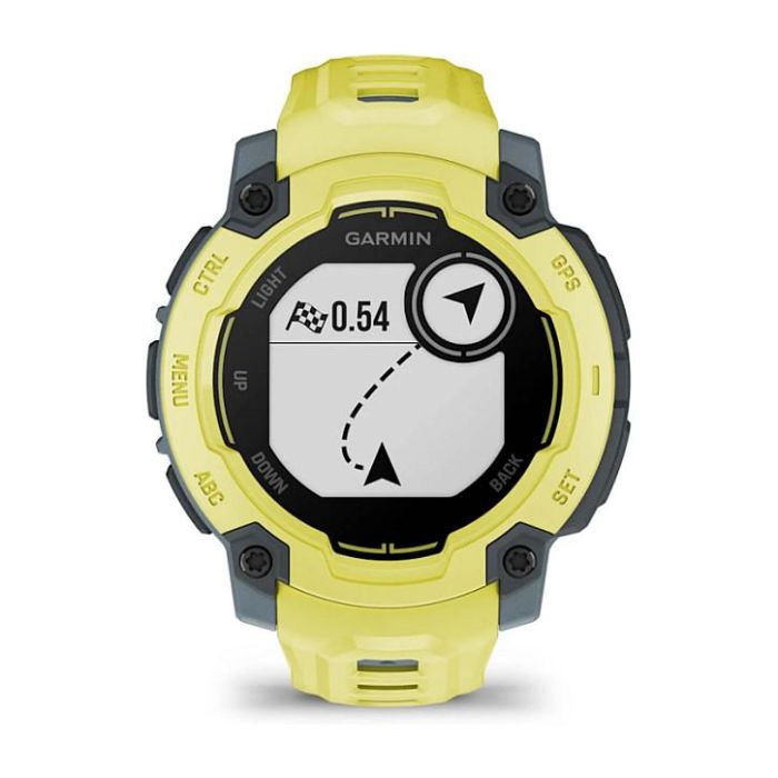 Garmin Instinct E Reloj Inteligente Deportivo GPS, 45 mm, Pantalla MIP 0.9", 16 Días Batería, 10 ATM, Twilight/Electric Lime, Seguimiento Actividad y Frecuencia Cardíaca