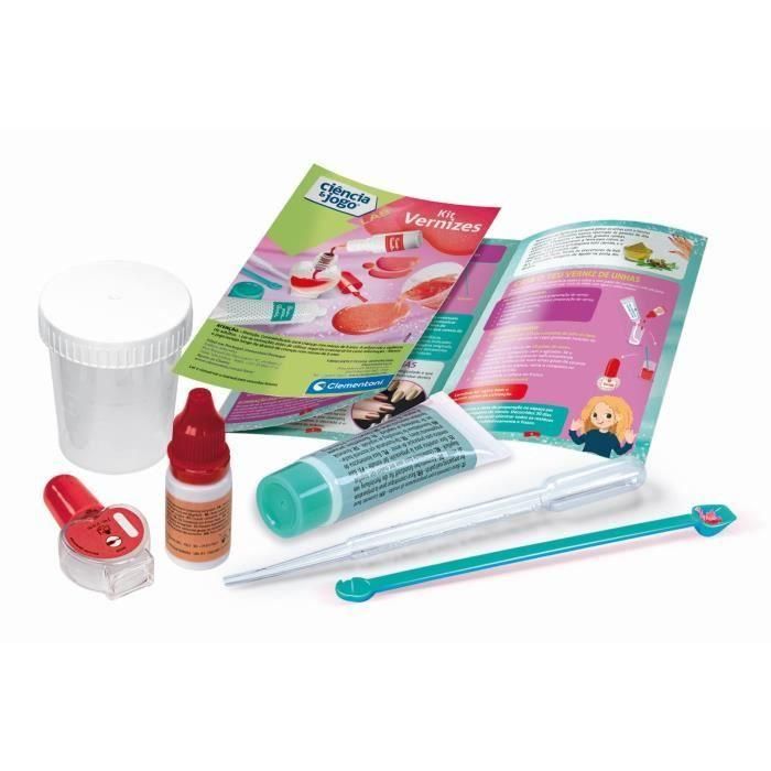 Clementoni CLE8005125528219 Mini Nail Lab - Kit Científico Crea tu propio esmalte de uñas Ciencia y Juegos a partir de 8 años 3