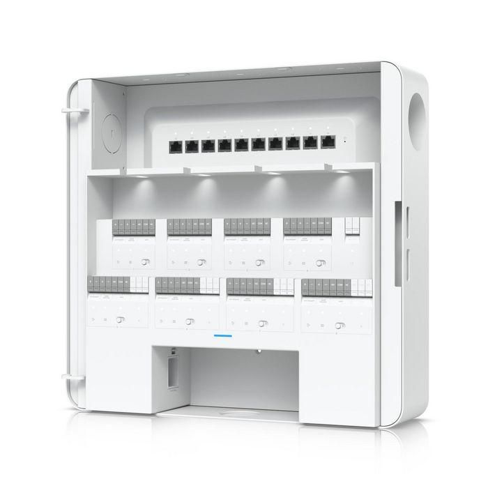 Ubiquiti Enterprise Access Hub, 10x 10/100/1000 Base-T, AC/DC, 240W, 8x PoE, Control de Acceso para 8 Puertas, 379 x 355 x 105 mm 10