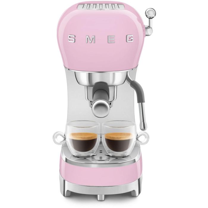 Smeg ECF02PKEU Máquina Espresso Manual 15 bar, 1.1L, Café Molido, Espumador de Leche, Rosa Acero Inoxidable 4 Smeg ECF02PKEU Máquina Espresso Manual 15 bar, 1.1L, Café Molido, Espumador de Leche, Rosa Acero Inoxidable 4