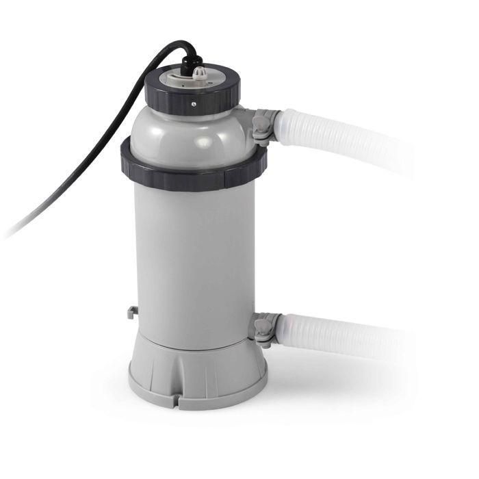 Intex Calentador de piscina hasta 12 m³ - Fácil uso, Conexión 32 mm, Compatible con sal, Detector de nivel de agua y Doble protección térmica Intex Calentador de piscina hasta 12 m³ - Fácil uso, Conexión 32 mm, Compatible con sal, Detector de nivel de agua y Doble protección térmica