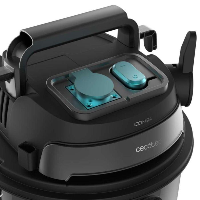 Cecotec Aspirador Conga Rockstar Wet & Dry Steel Pro Tool 1600 W 30 L HEPA Acero 9