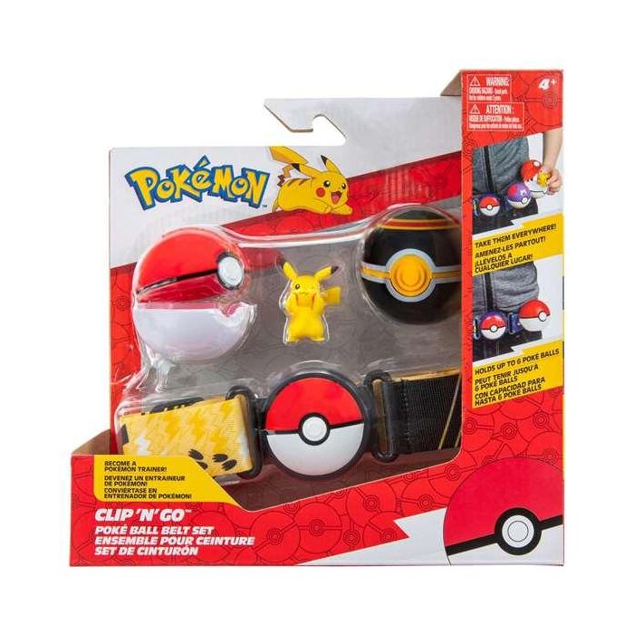 Cinturon pokemon clip 'n' go ¡con capacidad para 6 pokeballs! incluye 2 pokeball y 1 figura - modelos surtidos 4 Cinturon pokemon clip 'n' go ¡con capacidad para 6 pokeballs! incluye 2 pokeball y 1 figura - modelos surtidos 4