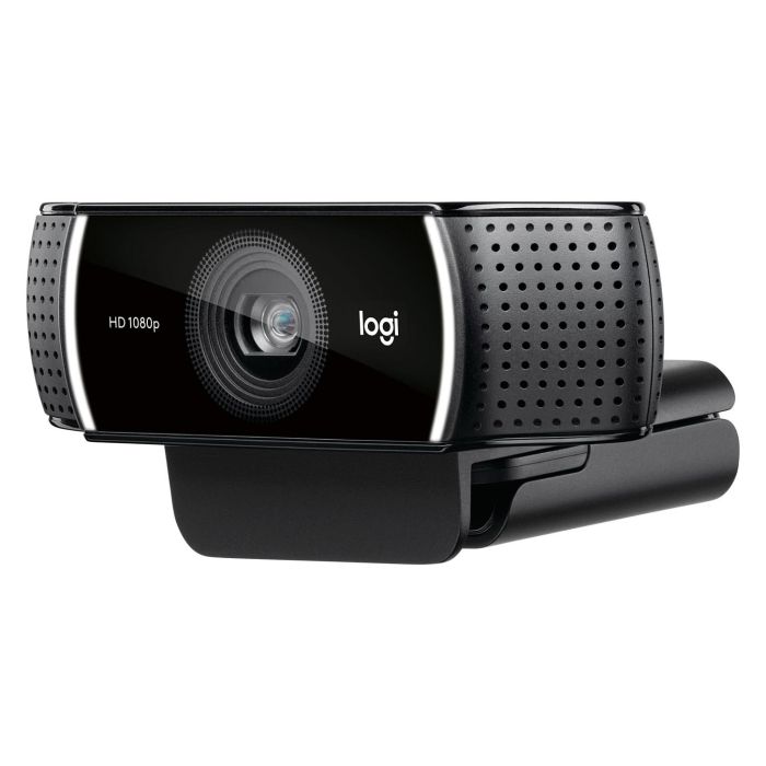 Logitech Webcam C922 Pro Stream Full HD 1080p Optimizada para Streaming y Grabación con Audio Estéreo y Trípode Ajustable 3