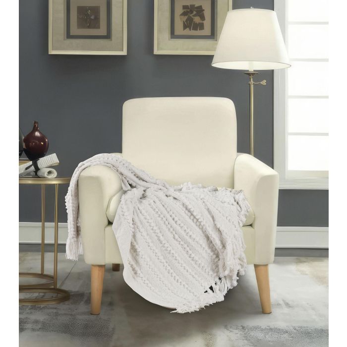 Manta Sofa Urban DKD Home Decor Crudo 170 x 130 cm (2 Unidades) 4