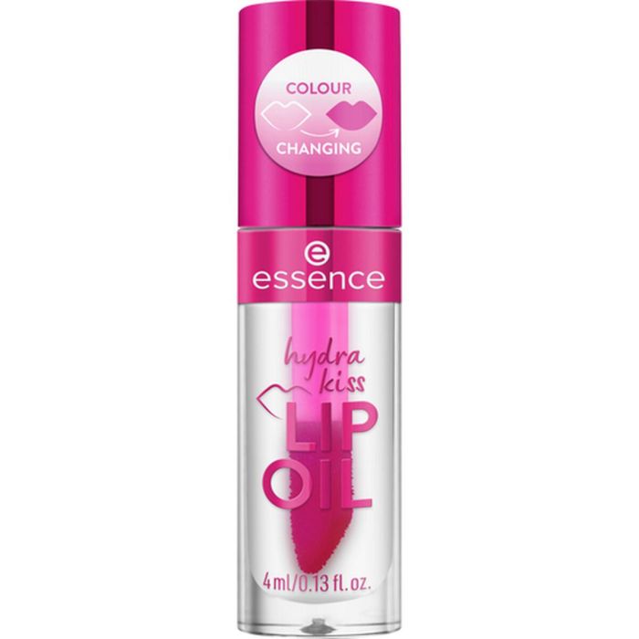 Essence HYDRA KISS Aceite de Labios Hidratante con Ácido Hialurónico y Aceite de Jojoba #06 Cranberry Is Back, 4 ml 1
