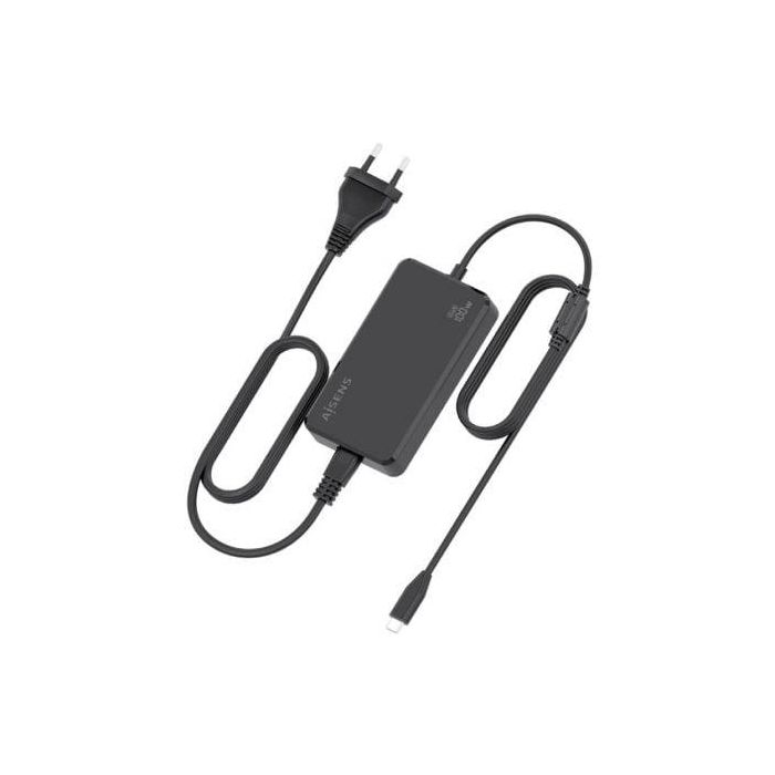 Cargador Sobremesa GaN Aisens ASCH-1PD100D070-BK/ 1xUSB Tipo-C/ 100W 2