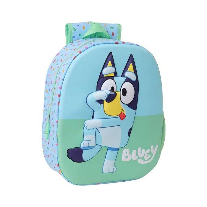 Safta Mochila Guardería 3D Bluey 27x33x10 cm