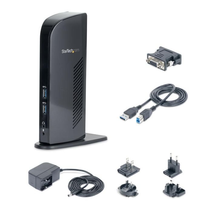 Hub USB Startech USB3SDOCKHD Negro 20 W 1 Hub USB Startech USB3SDOCKHD Negro 20 W 1