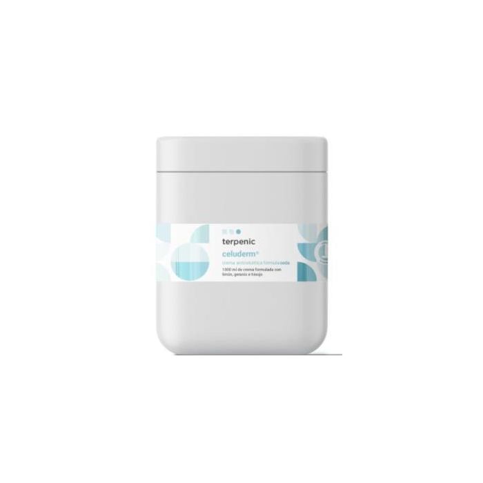 Celuderm Crema Anticelulítica 1000ml con Geranio e Hinojo, Lipolítica y Diurética para Piel Suave y Reducida