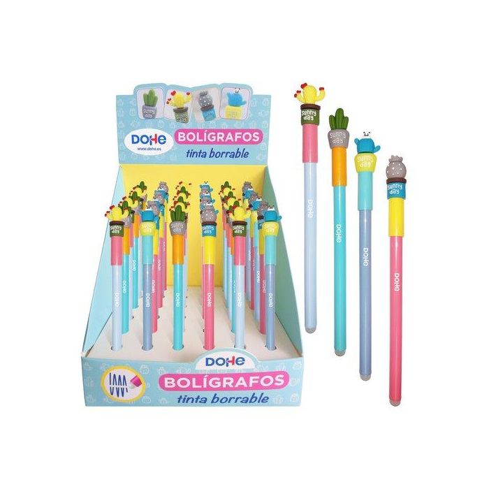 Boligrafo Dohe Cactus Borrable Expositor De 36