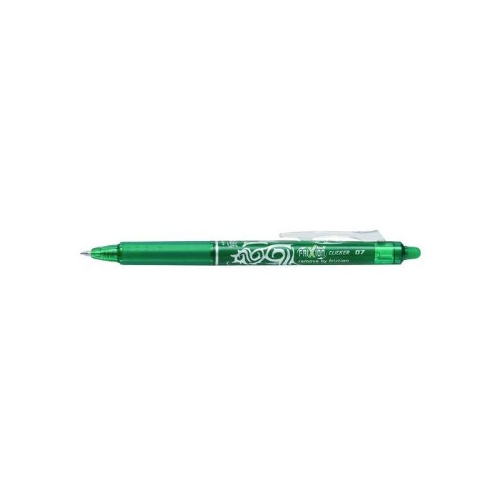 Boligrafo Borr. Pilot Frixion Clicker 0,7 Verde (Set de 12) Boligrafo Borr. Pilot Frixion Clicker 0,7 Verde (Set de 12)