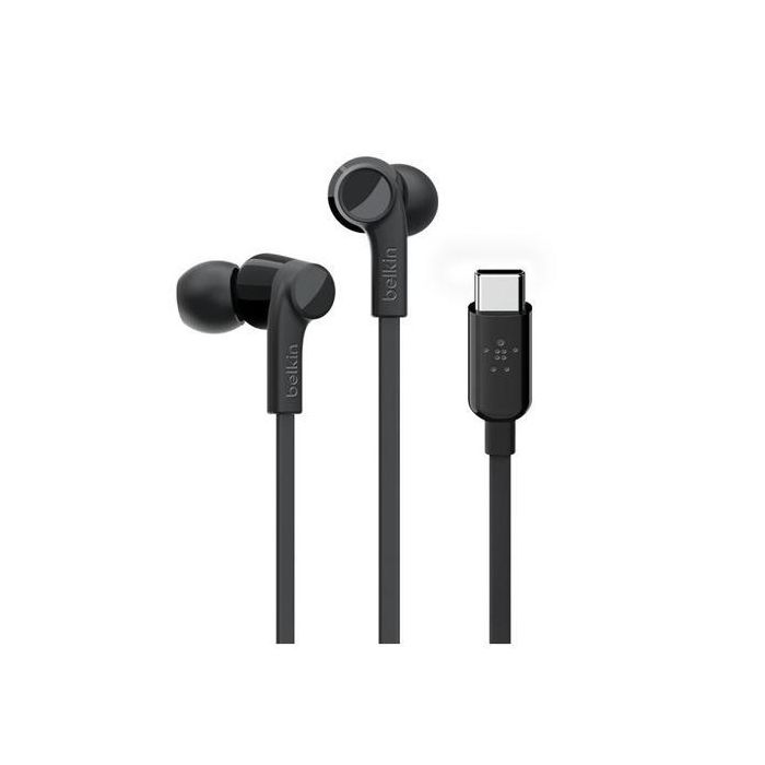 Belkin Auricular Universal Usb-C Con Microfono Negro Belkin Auricular Universal Usb-C Con Microfono Negro