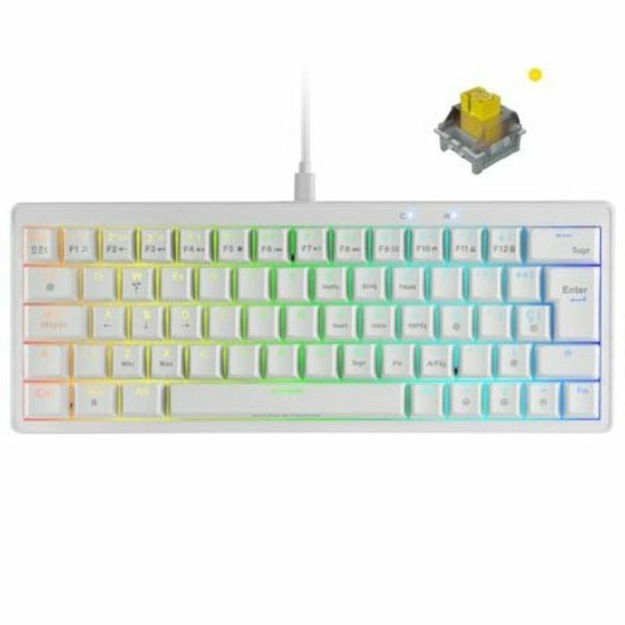Mars Gaming Mkminipro Teclado Mecánico 60% Mini RGB, Switch SKN Amarillo/Azul/Marrón, Compatible con Windows, Linux, Mac, PS4, PS5, Xbox, Nintendo Switch 14 Mars Gaming Mkminipro Teclado Mecánico 60% Mini RGB, Switch SKN Amarillo/Azul/Marrón, Compatible con Windows, Linux, Mac, PS4, PS5, Xbox, Nintendo Switch 14