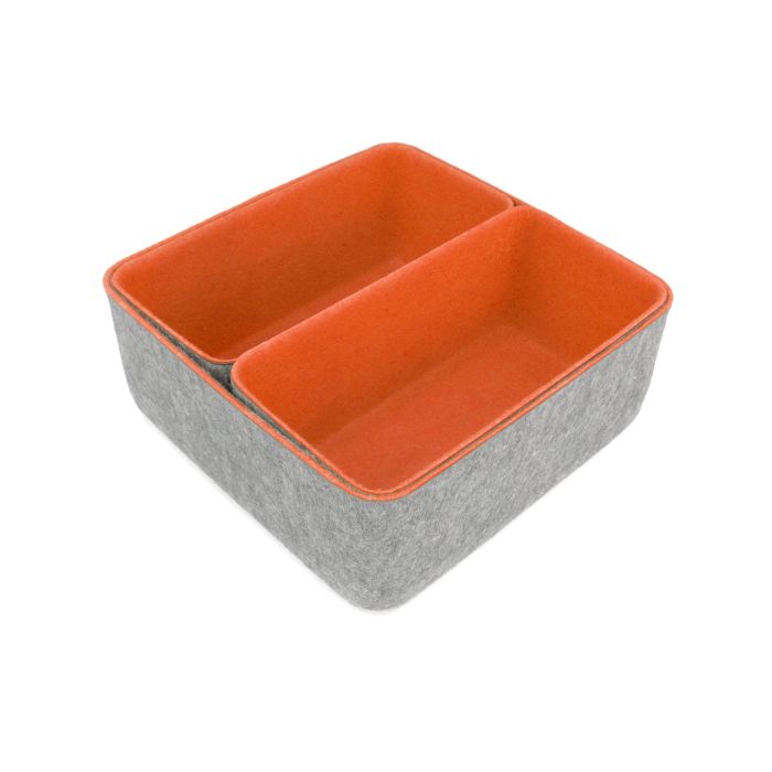 Confortime Set de 3 Organizadores de Fieltro 25.5 x 25.5 x 10.5 cm (6 Unidades) 5