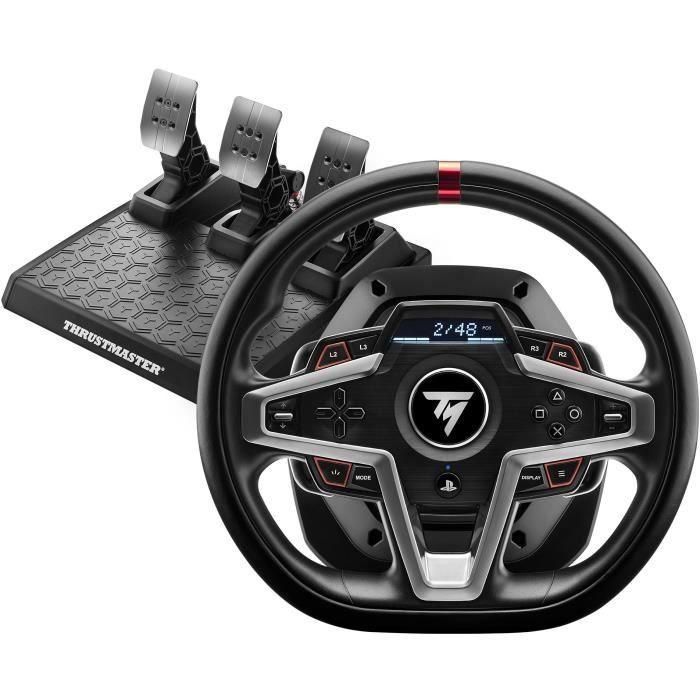 THRUSTMASTER T248 Volante de carreras y pedales magnéticos, PS5, PS4, PC THRUSTMASTER T248 Volante de carreras y pedales magnéticos, PS5, PS4, PC