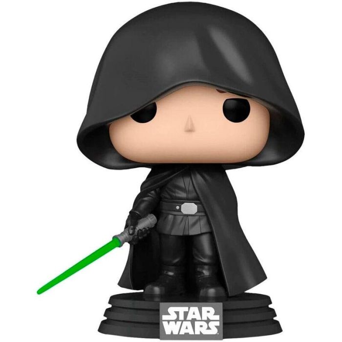 FUNKO Star Wars Mandalorian Luke Skywalker Exclusivo Figura POP Vinilo 9cm