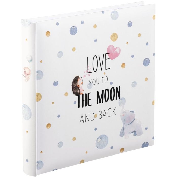 Hama To The Moon Buchalbum 25x25 50 weie Seiten Kinderalbum 3862