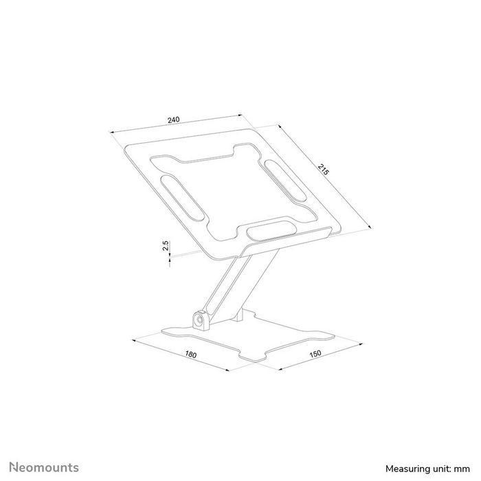 Neomounts DS20-740BL1 Soporte Portátil Universal 11-15" Altura Ajustable 1.7-16.8cm Plegable Compacto 5kg Aluminio Negro 19 Neomounts DS20-740BL1 Soporte Portátil Universal 11-15" Altura Ajustable 1.7-16.8cm Plegable Compacto 5kg Aluminio Negro 19