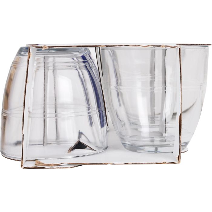 Duralex Set 4 Vasos Transparente 220 cc Colección Gigogne (12 Cajas) 2