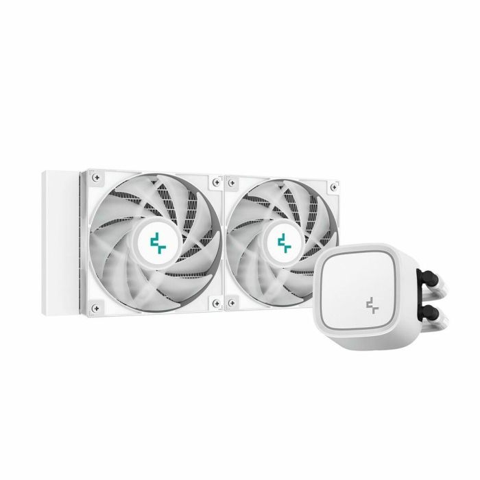 Deepcool LE520 Kit Refrigeración Líquida CPU Blanco ARGB 2 Ventiladores 120mm 220W TDP Intel LGA1700 AMD AM5 16 Deepcool LE520 Kit Refrigeración Líquida CPU Blanco ARGB 2 Ventiladores 120mm 220W TDP Intel LGA1700 AMD AM5 16