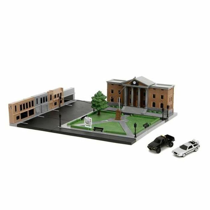 Nano escenario regreso al futuro - diorama plaza de la corte de hill valley 9 Nano escenario regreso al futuro - diorama plaza de la corte de hill valley 9