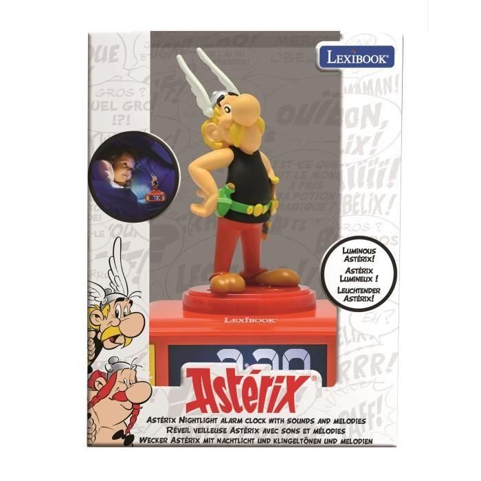 Lexibook LEX3380743110981 Despertador Digital Infantil Astérix con Luz Nocturna y Sonido 3D 4 Lexibook LEX3380743110981 Despertador Digital Infantil Astérix con Luz Nocturna y Sonido 3D 4
