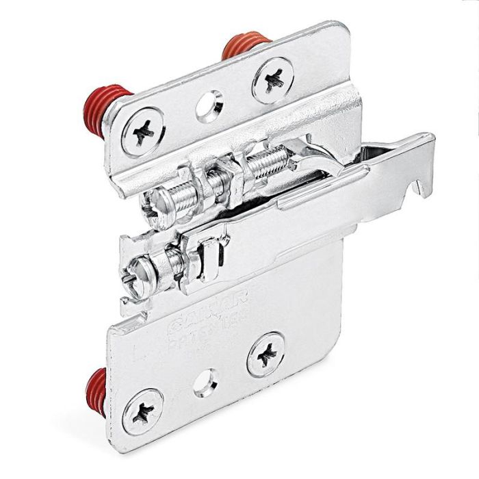 CAMAR 807 Forte Colgador Mueble Suspendido Izquierdo Regulable hasta 300kg/Par Antidescolgamiento Montaje Directo Zincado