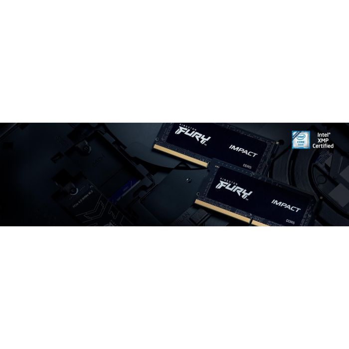 Kingston FURY Impact 8GB DDR5 4800MT/s CL38 SODIMM para Portátil 8 Kingston FURY Impact 8GB DDR5 4800MT/s CL38 SODIMM para Portátil 8