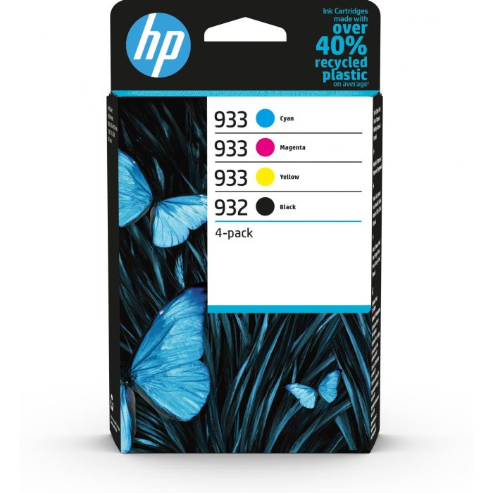 HP OfficeJet 6100, Pack 4 cartuchos 932 K y 933 CMY