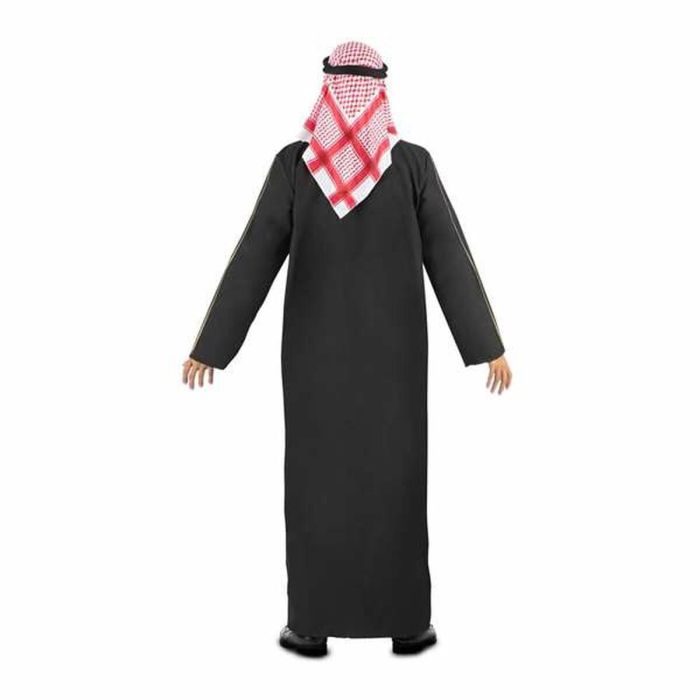 Disfraz principe del petrodólar tocado, pañuelo y túnica talla one size 5 Disfraz principe del petrodólar tocado, pañuelo y túnica talla one size 5