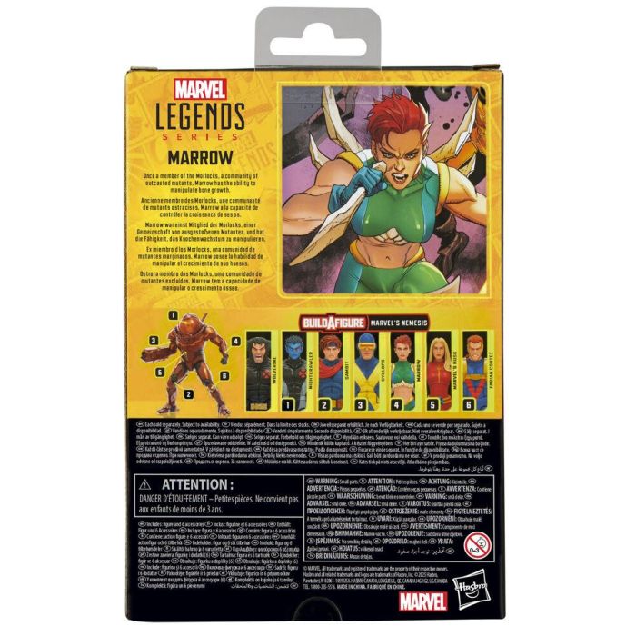 Hasbro Marvel Legends Series Patrulla-X Figura de Acción Marrow 15 cm, Coleccionable con Piezas Build-A-Figure Marvel's Nemesis 11 Hasbro Marvel Legends Series Patrulla-X Figura de Acción Marrow 15 cm, Coleccionable con Piezas Build-A-Figure Marvel's Nemesis 11