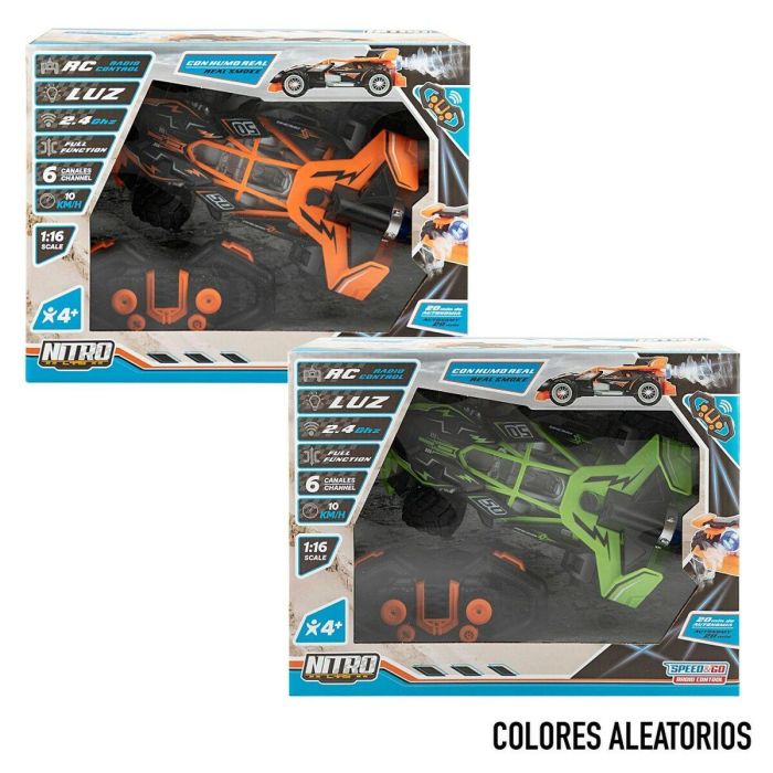 Coche Radio Control Speed & Go 1:16 (2 Unidades) 1 Coche Radio Control Speed & Go 1:16 (2 Unidades) 1