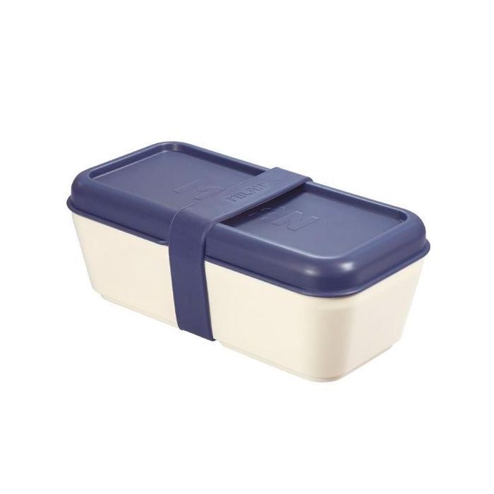 Milan Recipiente Para Alimentos Rectangular 0,75 L C-Tapa Azul