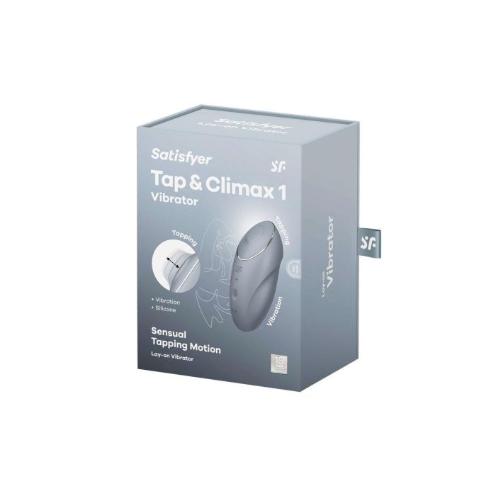 Masajeador Satisfyer Tap & Climax Azul 2 Masajeador Satisfyer Tap & Climax Azul 2