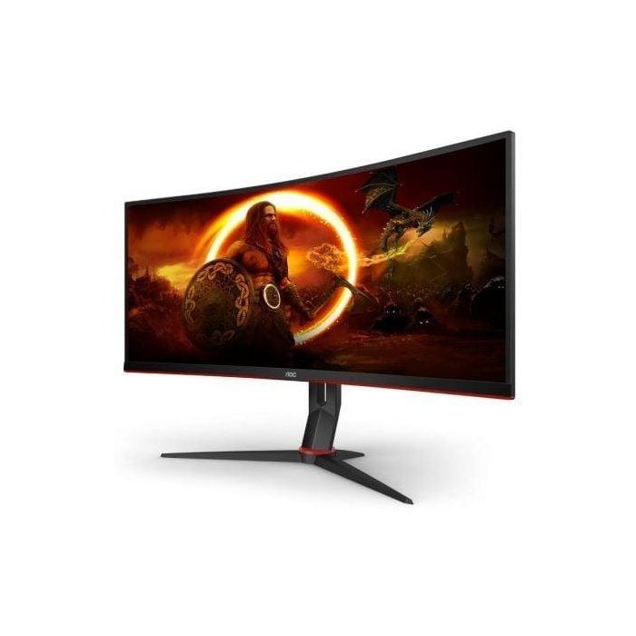 Monitor Gaming Ultrapanorámico Curvo AOC CU34G2X/BK 34"/ WQHD/ 1ms/ 144Hz/ VA/ Negro y Rojo 2 Monitor Gaming Ultrapanorámico Curvo AOC CU34G2X/BK 34"/ WQHD/ 1ms/ 144Hz/ VA/ Negro y Rojo 2