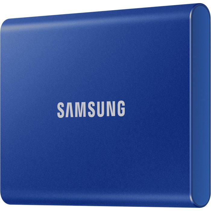 Samsung MU-PC1T0H/WW Disco SSD Portátil T7 Touch 1TB USB 3.2 Gen2 NVMe 1050MB/s Lectura Azul Compacto y Resistente a Caídas 4