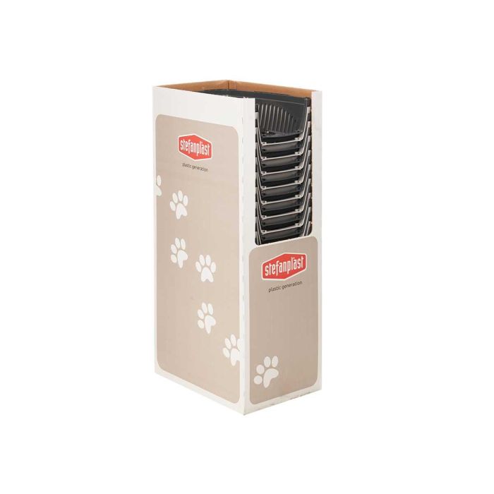 Stefanplast Transportin Plastico Gris 33x30x47 cm (Set de 18) 2