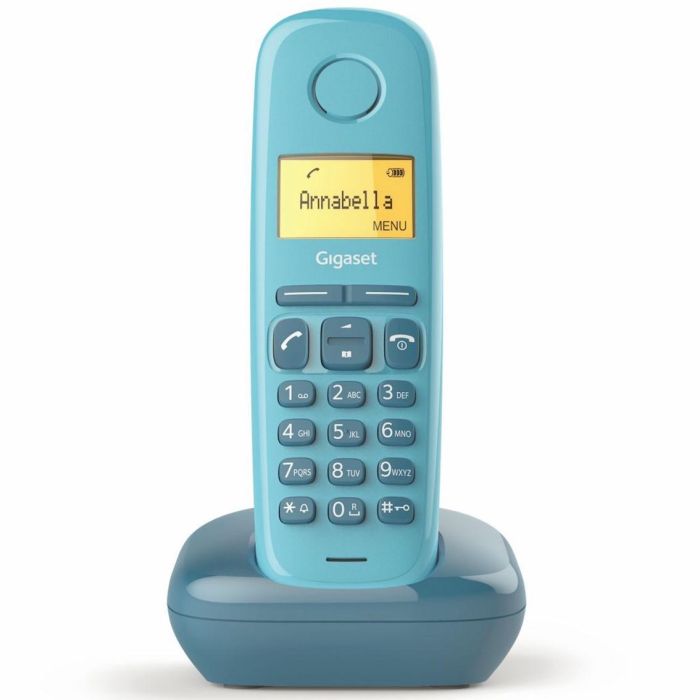 Gigaset S30852-H2802-D205 Teléfono Inalámbrico A170 Azul, Pantalla Gráfica Iluminada Ámbar, ECO DECT, Agenda 50 Contactos Gigaset S30852-H2802-D205 Teléfono Inalámbrico A170 Azul, Pantalla Gráfica Iluminada Ámbar, ECO DECT, Agenda 50 Contactos